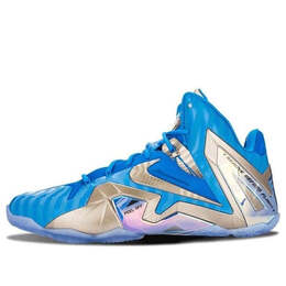 Nike: Синие кроссовки  Lebron 11