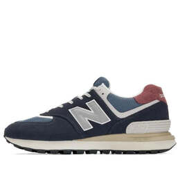 New Balance: Синие кроссовки  574