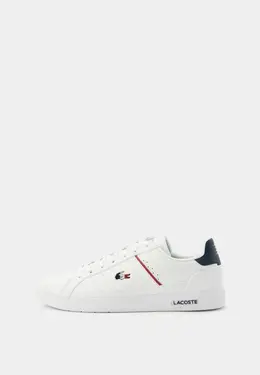 Lacoste: Белые кеды 