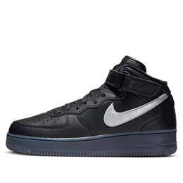 Nike: Чёрные кроссовки  Air Force 1