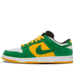 Nike: Зелёные кроссовки  SB Dunk Low Pro