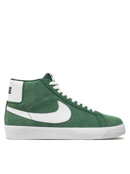 Nike: Зелёные кроссовки  SB Zoom Blazer Mid