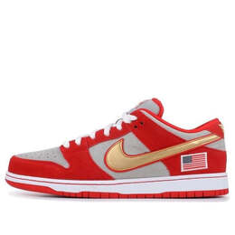 Nike: Красные кроссовки  SB Dunk Low