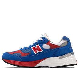 New Balance: Синие кроссовки  992