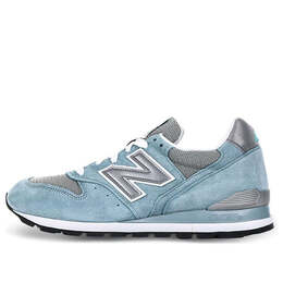 New Balance: Голубые кроссовки  996