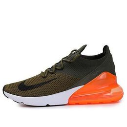 Nike: Зелёные кроссовки  Air Max 270 Flyknit