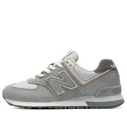 New Balance: Серые кроссовки  574