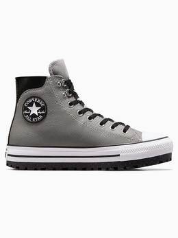 Converse: Серые кроссовки  Chuck Taylor