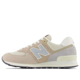 New Balance: Бежевые кроссовки  574