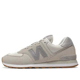 New Balance: Серые кроссовки  574