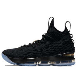 Nike: Чёрные кроссовки  Lebron 15