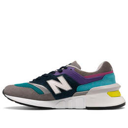 New Balance: Синие кроссовки 