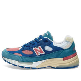 New Balance: Синие кроссовки  992