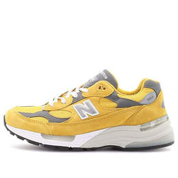 New Balance: Жёлтые кроссовки  992