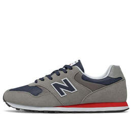 New Balance: Серые кроссовки  393