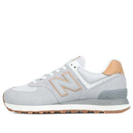 New Balance: Серые кроссовки  574