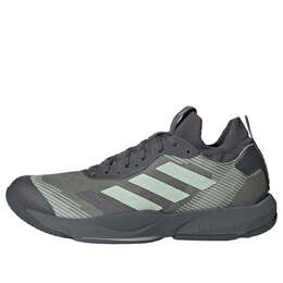 Adidas: Серые кроссовки 