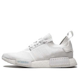 Adidas: Белые кроссовки  NMD_R1 Primeknit