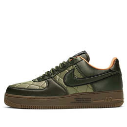 Nike: Зелёные кроссовки  Air Force 1