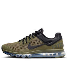 Nike: Зелёные кроссовки  Air Max
