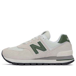 New Balance: Белые кроссовки  574