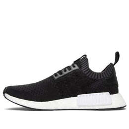 Adidas: Чёрные кроссовки  NMD_R1 Primeknit