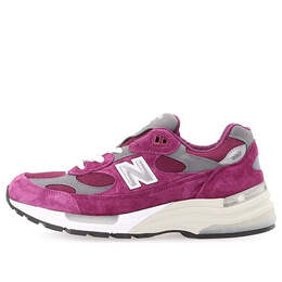 New Balance: Фиолетовые кроссовки  992