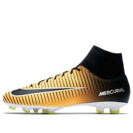 Nike: Оранжевые кроссовки  Mercurial