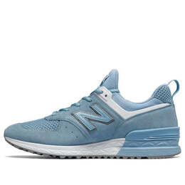 New Balance: Синие кроссовки  574