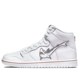 Nike: Белые кроссовки  SB Dunk High