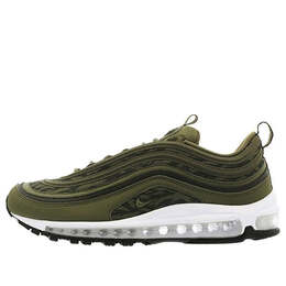 Nike: Зелёные кроссовки  Air Max 97