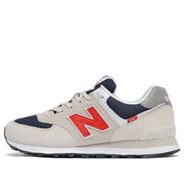 New Balance: Серые кроссовки  574