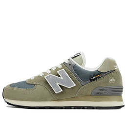 New Balance: Серые кроссовки  574