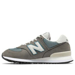 New Balance: Серые кроссовки  574