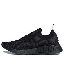 Adidas: Чёрные кроссовки  NMD_R1 Primeknit