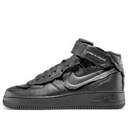 Nike: Чёрные кроссовки  Air Force 1