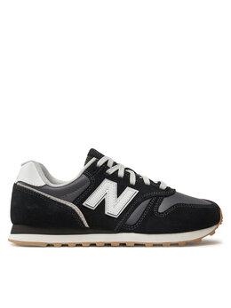 New Balance: Чёрные кроссовки 