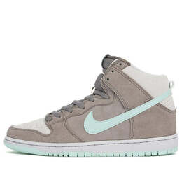 Nike: Серые кроссовки  SB Dunk High Pro