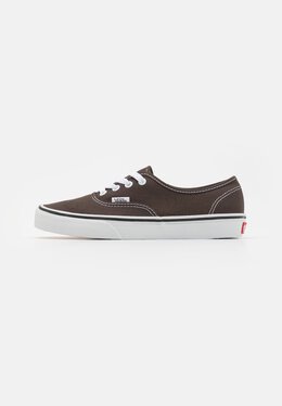 Vans: Тёмные кроссовки  Authentic