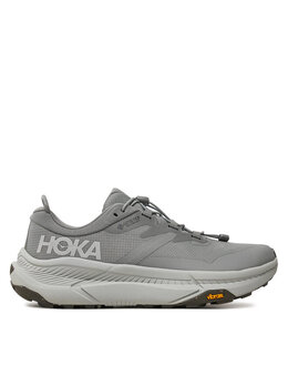 HOKA: Серые кроссовки 