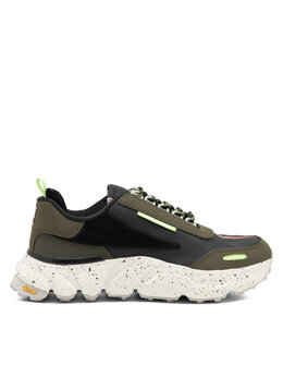 Fila: Чёрные кроссовки 