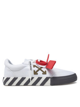 Off-White: Белые кроссовки 