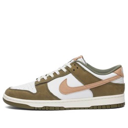 Nike: Белые кроссовки  Dunk Low Retro