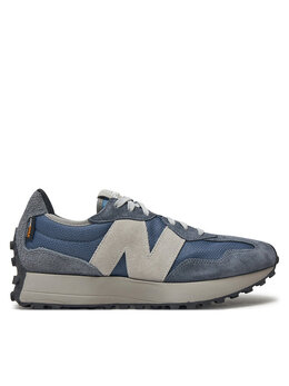 New Balance: Синие кроссовки 