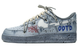 Nike: Серые кроссовки  Air Force 1