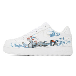 Nike: Белые кроссовки  Air Force 1