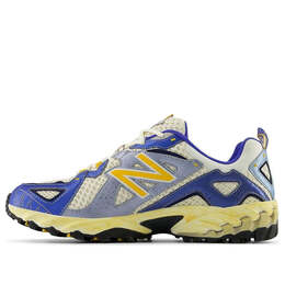 New Balance: Синие кроссовки 