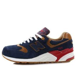 New Balance: Синие кроссовки 