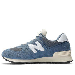 New Balance: Синие кроссовки  574