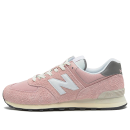 New Balance: Розовые кроссовки  574